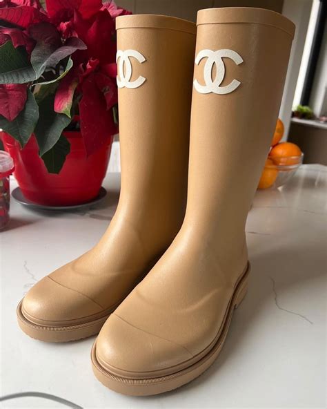 buy chanel rain boots online